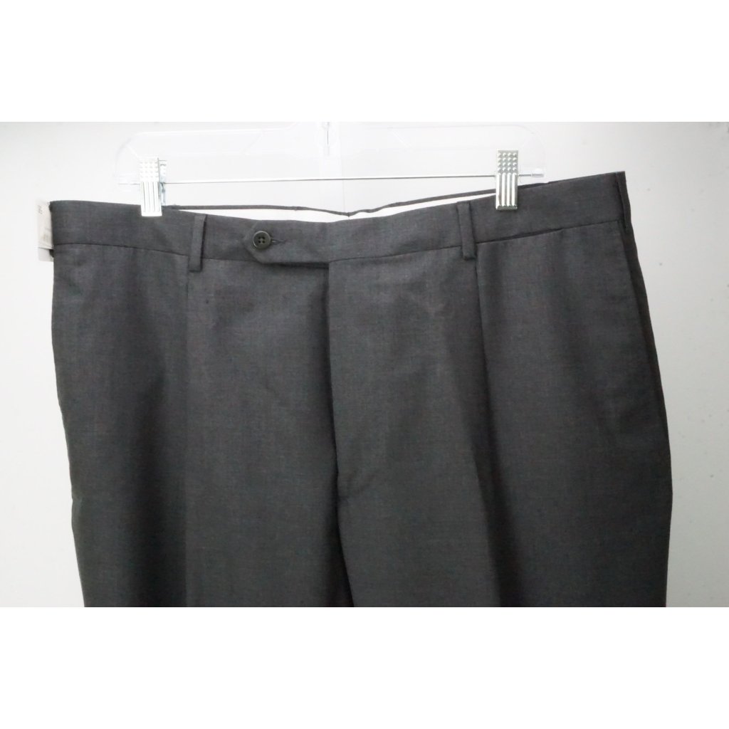 Burberry London Gray Wool Dress Pants Trousers 58 Eu Brand New